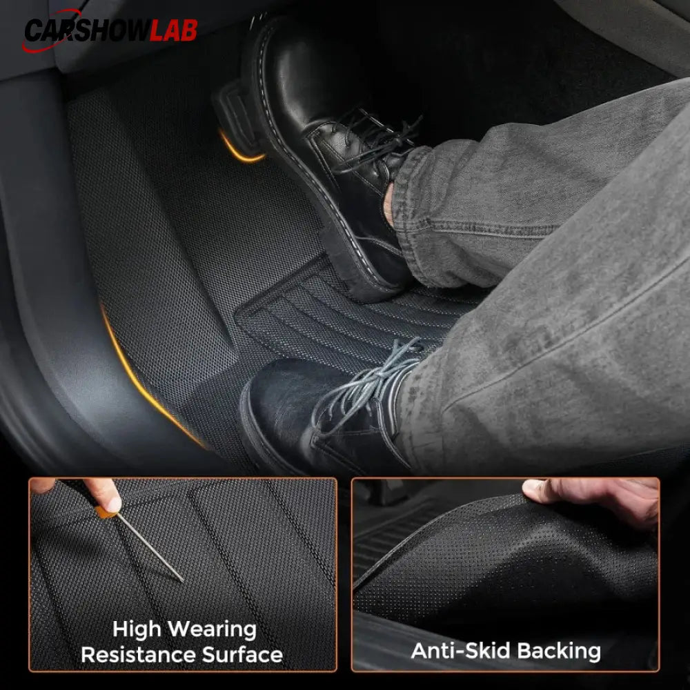 All Weather Floor Mats for Tesla Model 3 Highland 2024+ | Waterproof Protection - Tesla Interior Accessories > Floor Mat