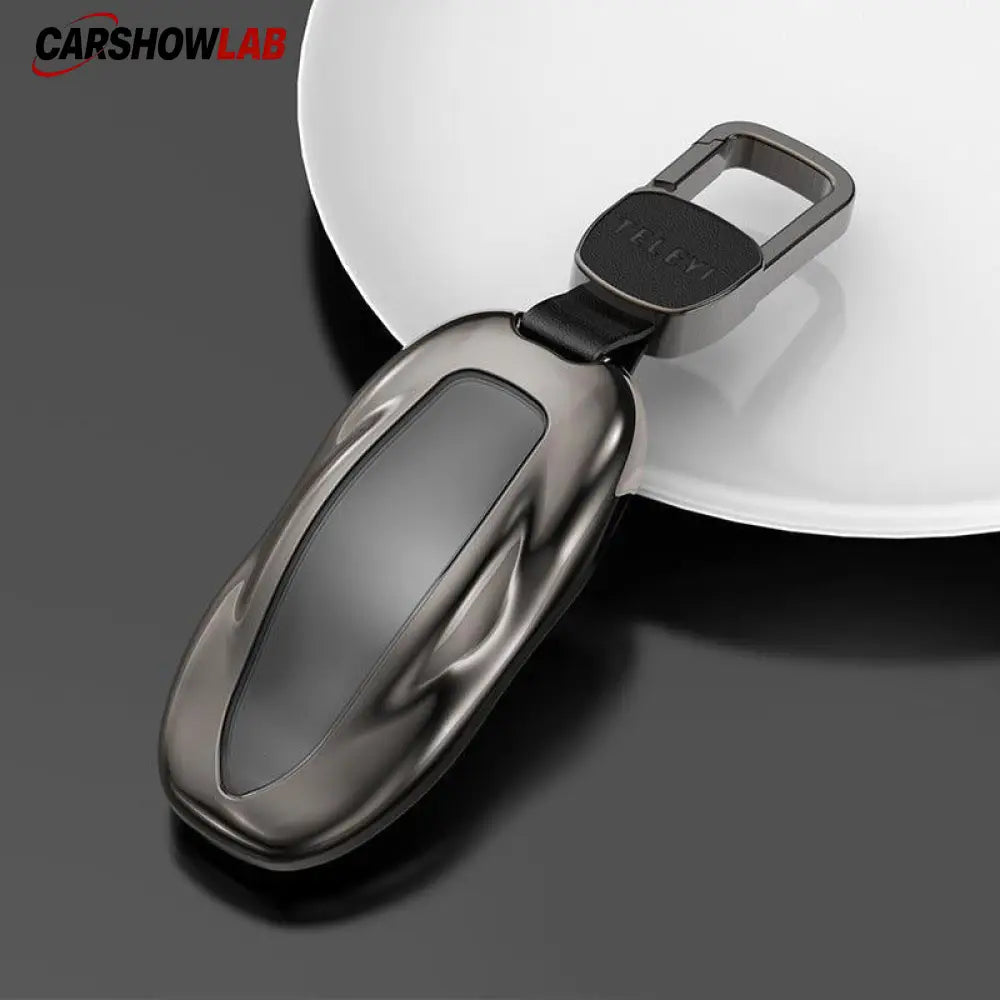 Alloy Tesla Key Fob Holder for Model 3 Y S X - Heavy Duty Metal Remote Protector - Tesla Exterior Accessories > Remote