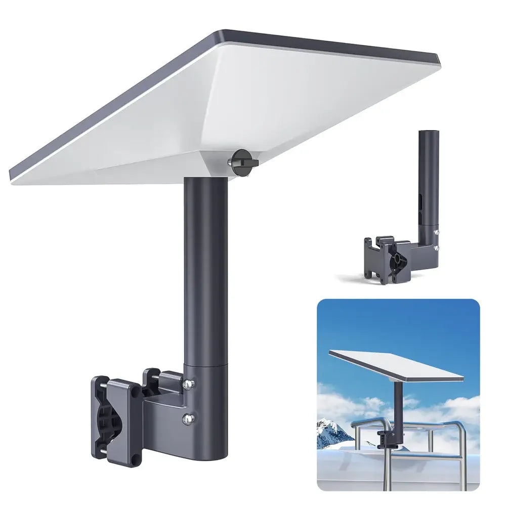 Aluminum Pole Mount for Starlink Mini - Adjustable 0.8-1.97’’ Clamp for RV & Roof - Tesla Exterior Accessories >