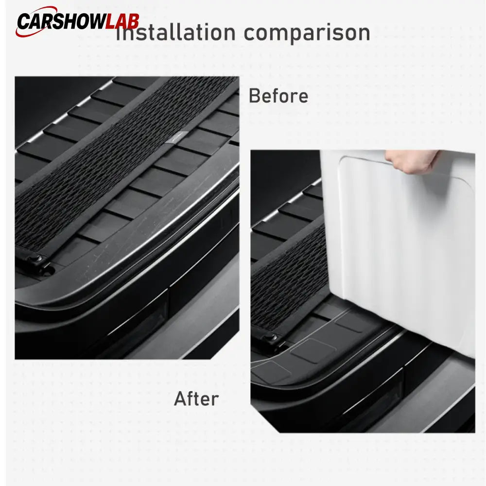 Anti-Scratch TPE Frunk Sill Protector for Tesla Cybertruck 2024 Accessories - Tesla Interior Accessories > Frunk Trunk