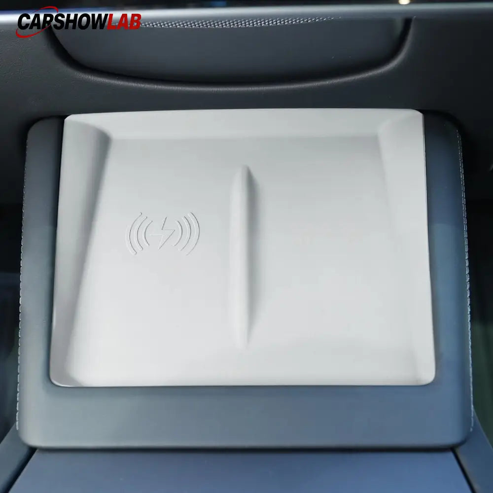 Anti-Slip Center Console Pad for Tesla Model 3 Highland 2024+ Wireless Charger - Tesla Interior Accessories > Center