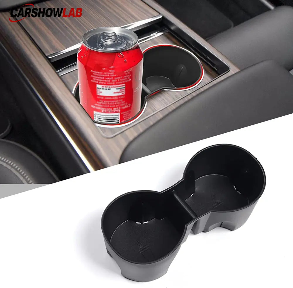 Anti-Slip Cup Holder Insert for 2021+ Tesla Model S/X | Premium Silicone - Tesla Interior Accessories > Center Console