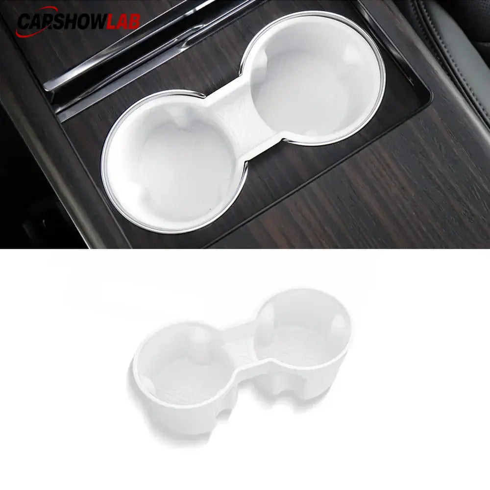 Anti-Slip Cup Holder Insert for 2021+ Tesla Model S/X | Premium Silicone - Tesla Interior Accessories > Center Console