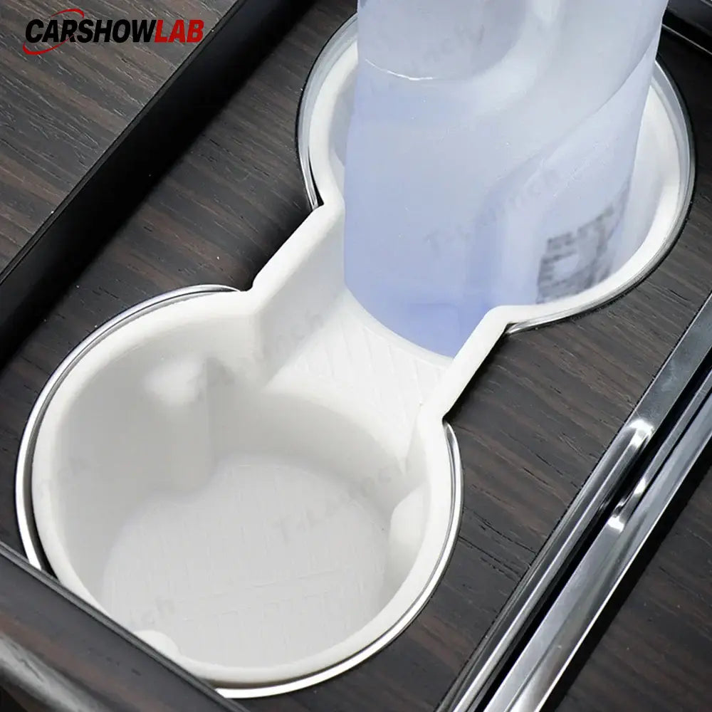Anti-Slip Cup Holder Insert for 2021+ Tesla Model S/X | Premium Silicone - Tesla Interior Accessories > Center Console