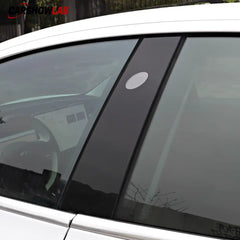 B-Pillar Protective Film for Tesla Model Y 2021-2024 | Glossy Black Anti-Scratch - Tesla Exterior Accessories >