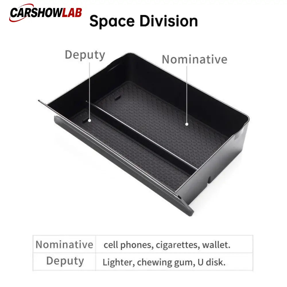 Center Console Cubby Drawer for Tesla Model S & X 2012-2020 Organizer - Tesla Interior Accessories > Center Console >