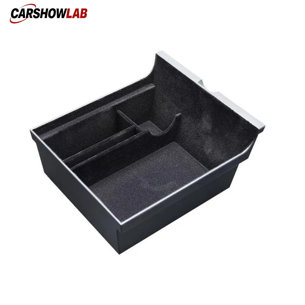 Center Console Organizer for Tesla Model 3/Y 2021-2024 - Flocked Storage Drawer - Tesla Interior Accessories > Center
