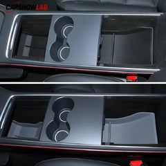 Center Console Organizer Mat for Tesla Model 3/Y - Noise Reducing Rubber Insert - Tesla Interior Accessories > Center