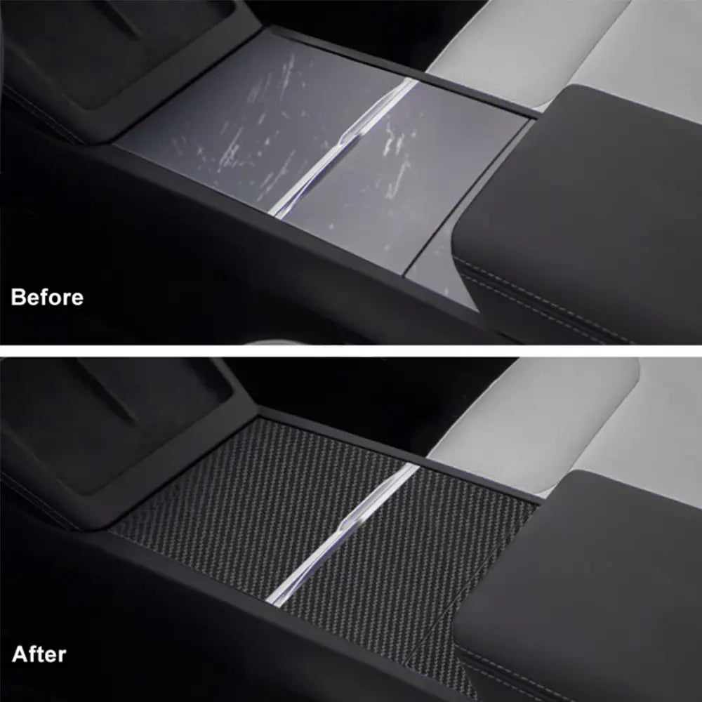 Center Console Sticker for 2025+ Tesla Model Y Juniper | Interior Protection - Tesla Interior Accessories> Center