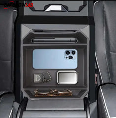 Center Console Storage Box for Tesla Cybertruck 2024+ | Anti-Slip Flocked Liner - Tesla Interior Accessories >