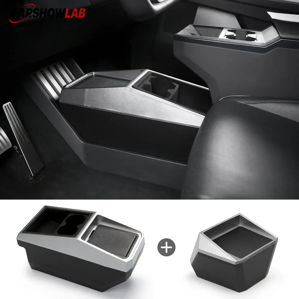 Cybertruck Center Console Floor Storage Box | Tesla Interior Accessories - overstock