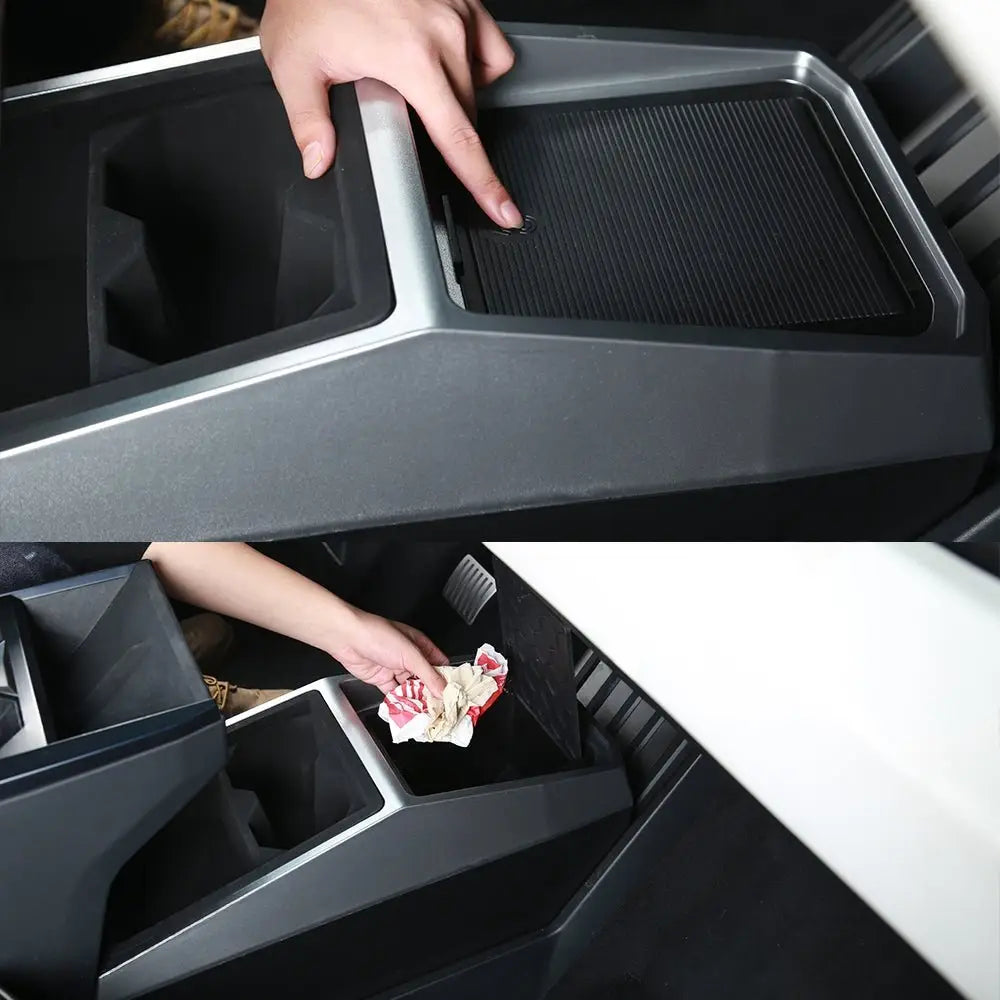 Cybertruck Center Console Floor Storage Box | Tesla Interior Accessories - overstock