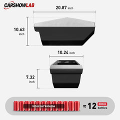 Cybertruck Center Console Floor Storage Box | Tesla Interior Accessories - overstock