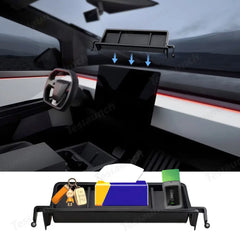 Cybertruck Dashboard Organizer Tray with Magnetic Phone Holder - 2-in-1 - overstock