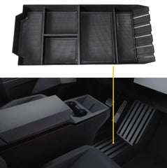 Cybertruck Floor Storage Organizer Tray | Lower Center Console Accessories - Tesla Interior Accessories > Center