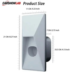 Cybertruck Style Tesla Charger Organizer - Waterproof Wall Mount for Model Y/3/X - Tesla Exterior Accessories > Charger