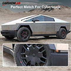 Cybertruck Wheel Center Caps & Lug Nut Covers - Rust Protection Heptagonal 4pcs - Tesla Exterior Accessories > Wheel >