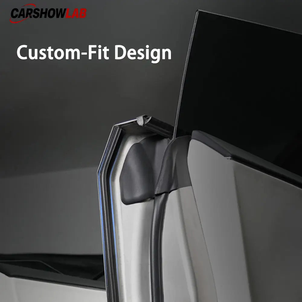 Cybertruck Wind Noise Reduction Kit | 4-Door Rubber Seal Weather Stripping - Tesla Interior Accessories > Doors >