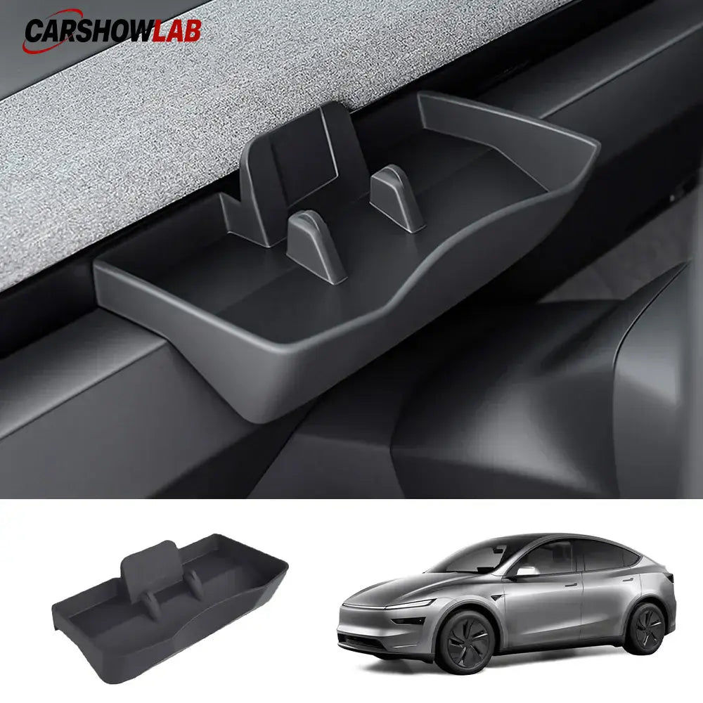 Dashboard Storage Organizer & Phone Mount for Tesla Model Y 2025 & Model 3 2024 - Tesla Interior Accessories >