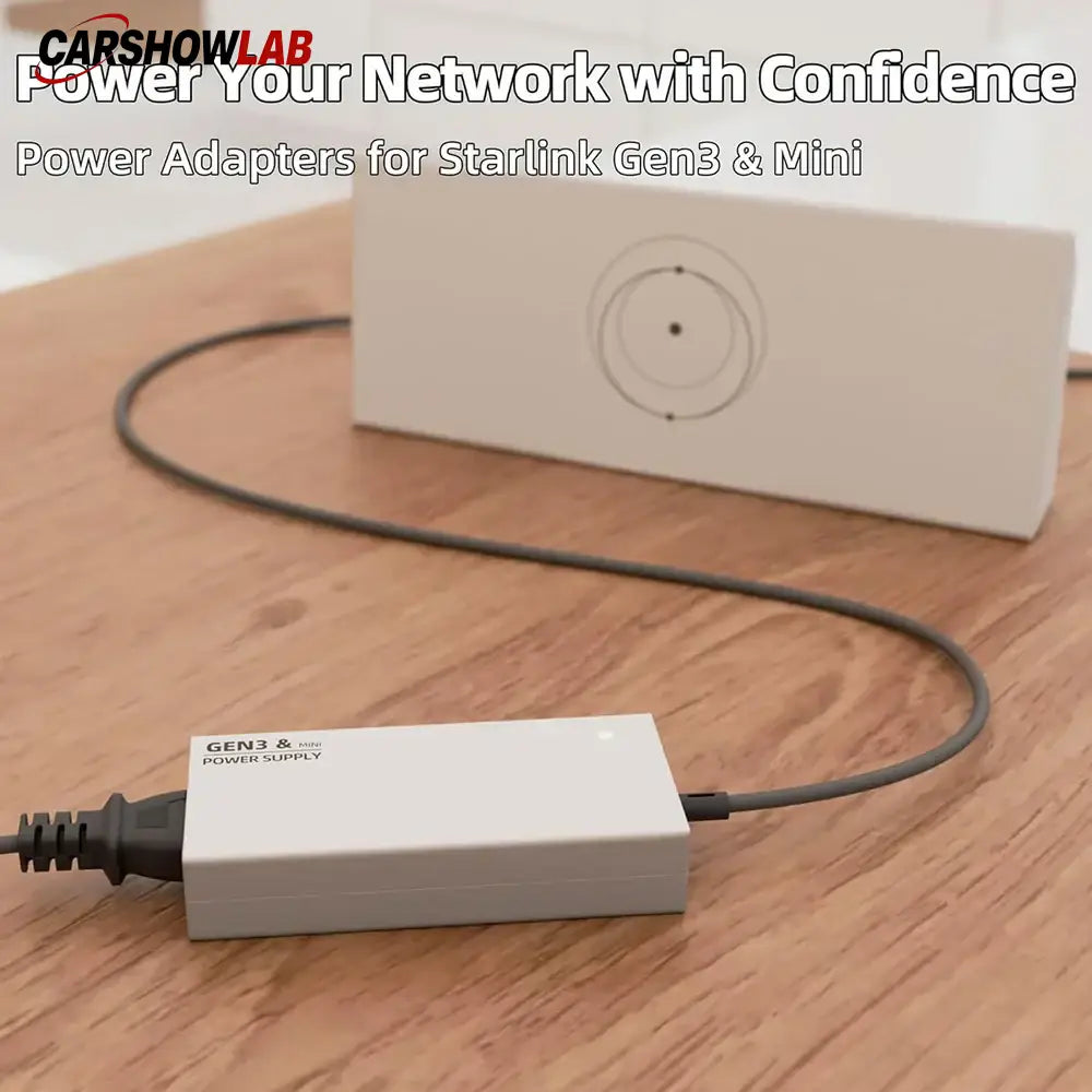 ETL Certified 48V Power Adapter for Starlink Gen 3 & Mini - Waterproof - Tesla Exterior Accessories > Starlink