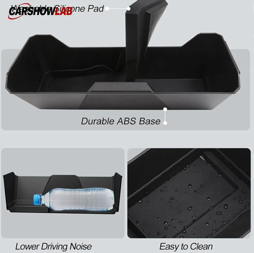Front Under Seat Storage Tray for Tesla Cybertruck - Non-Slip Organizer - Tesla Interior Accessories > Seat > Organizer