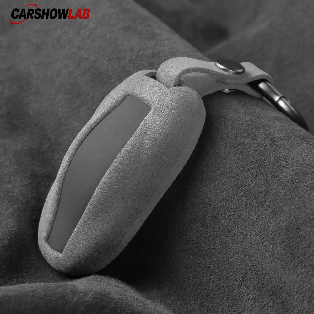 Genuine Alcantara Tesla Key Fob Case - Fits Model 3 Model Y Model S & X - Tesla Exterior Accessories > Remote Key Cover