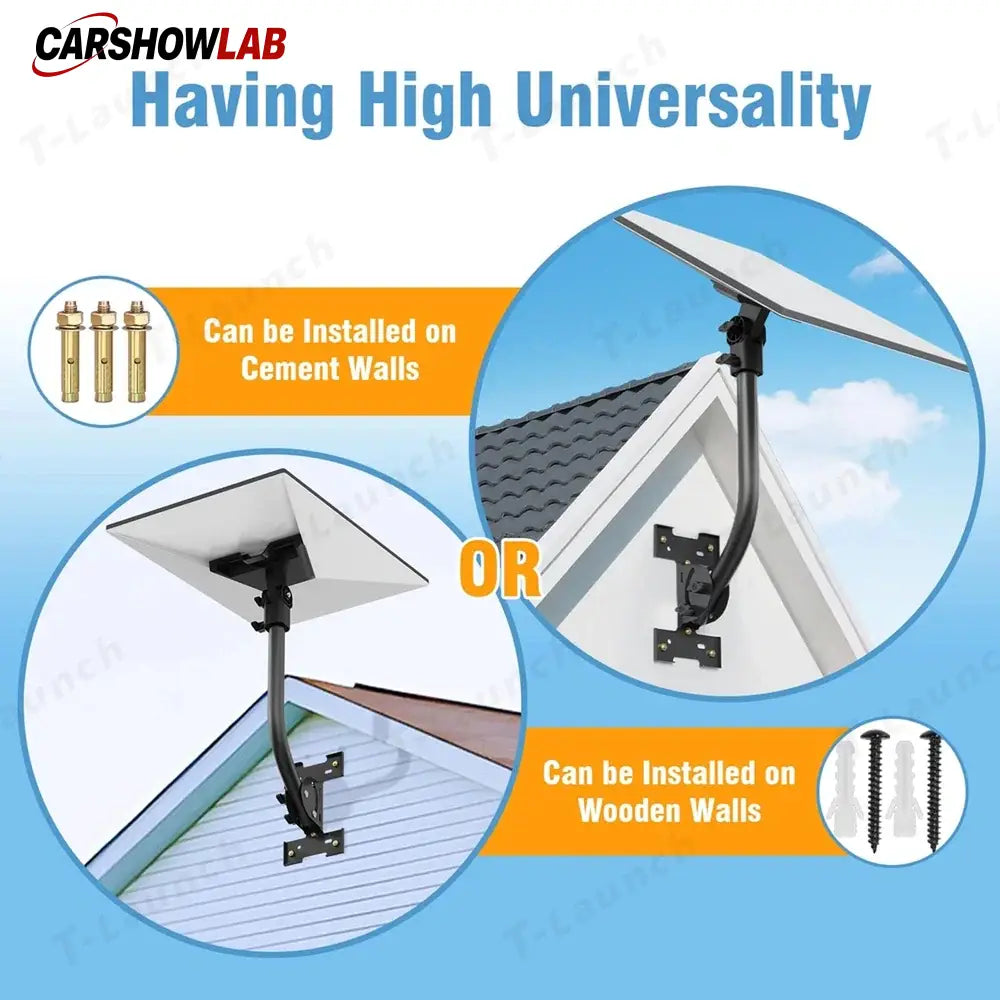 Heavy Duty Starlink Gen 3 Roof Mount - Waterproof Wall Bracket (Adjustable) - Tesla Interior Accessories > Starlink
