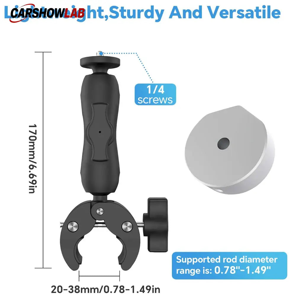 Heavy Duty Starlink Mini Pole Mount - Adjustable Aluminum Clamp Kit - Tesla Exterior Accessories > Starlink