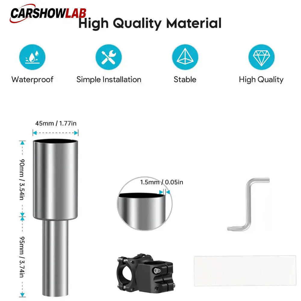 Heavy Duty Starlink Mini Roof Rack Mount | 22-28mm Round Tube Clamp - Tesla Exterior Accessories > Starlink