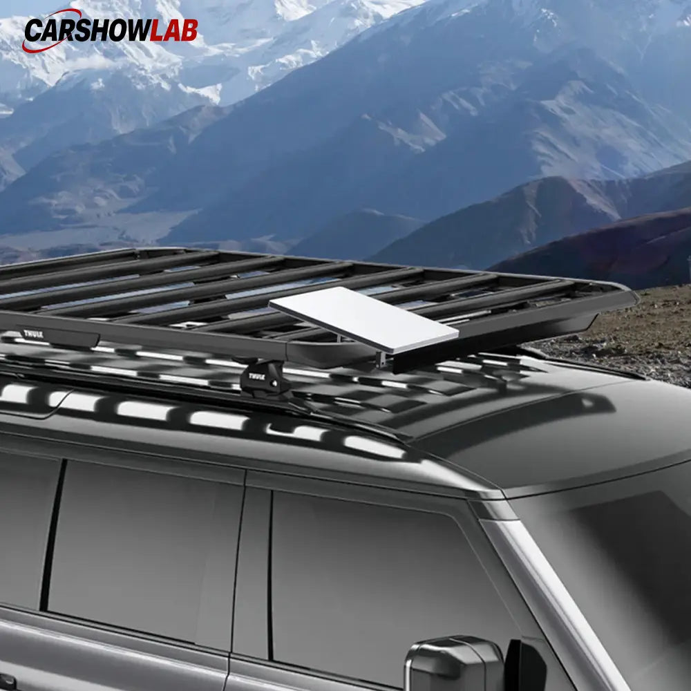 Heavy Duty Starlink Mini Square Pole Mount - Aluminum Roof Rack Bracket for RV - Tesla Exterior Accessories > Starlink