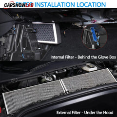 HEPA Cabin Air Filter for Tesla Model Y 2020-2024 | Activated Carbon Kit - Tesla Interior Accessories > Air Filter