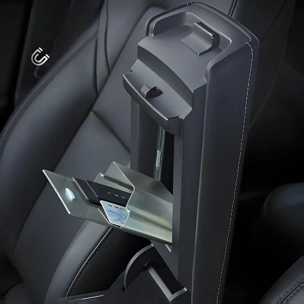 Hidden Armrest Organizer for Tesla Model 3 & Model Y - Secret Storage Box 2017-24 - Tesla Interior Accessories > Center