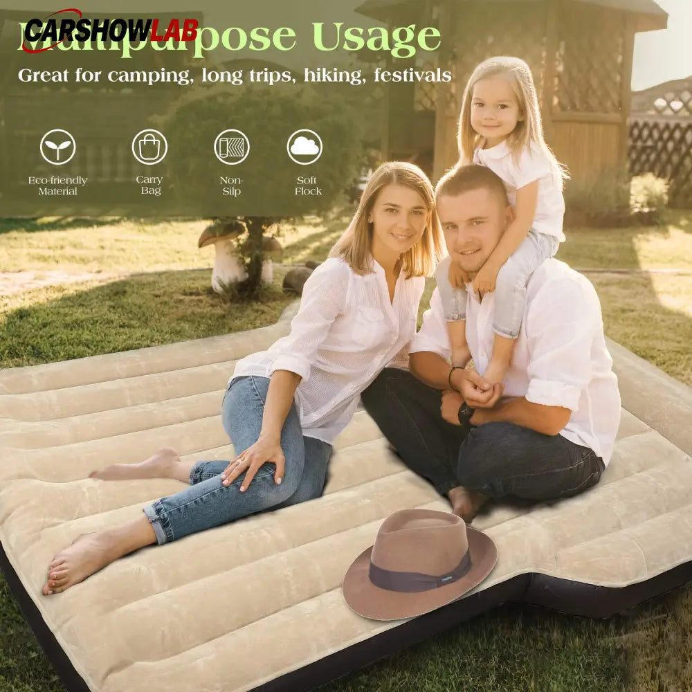 Inflatable Tesla Model Y Camping Mattress - Portable Air Bed for Travel - Model Y - Tesla Interior Accessories > Frunk