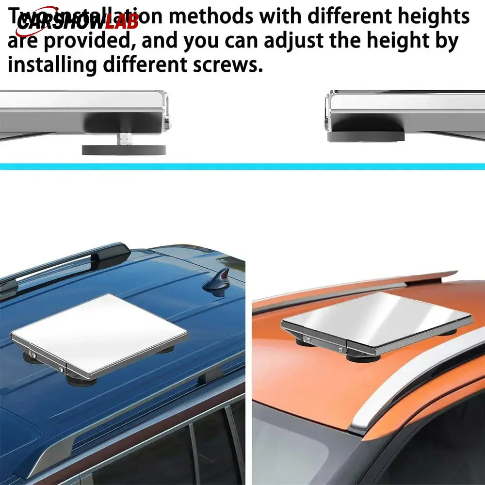 Magnetic Flat Mount for Starlink Mini with PC Cover Plate - No-Drill Base - Tesla Exterior Accessories > Starlink