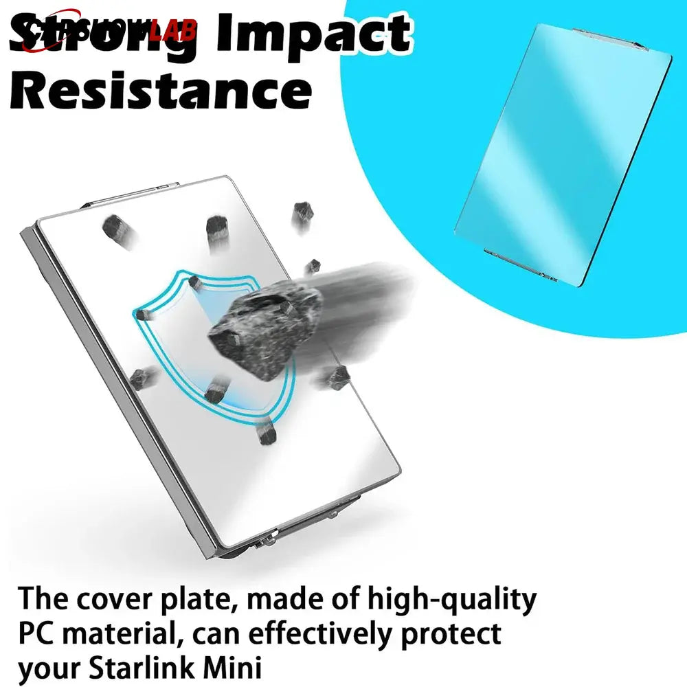 Magnetic Flat Mount for Starlink Mini with PC Cover Plate - No-Drill Base - Tesla Exterior Accessories > Starlink
