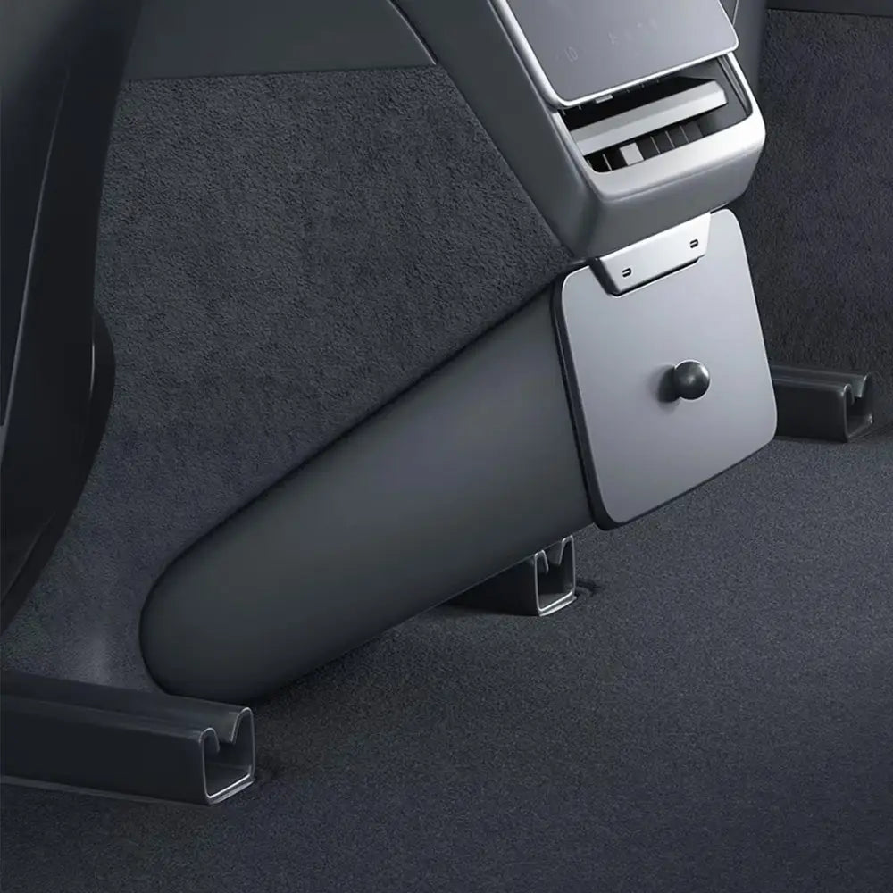 Magnetic Rear Seat Organizer & Trash Bin for Tesla Model 3 Highland 2024+ - Tesla Interior Accessories > Seat >