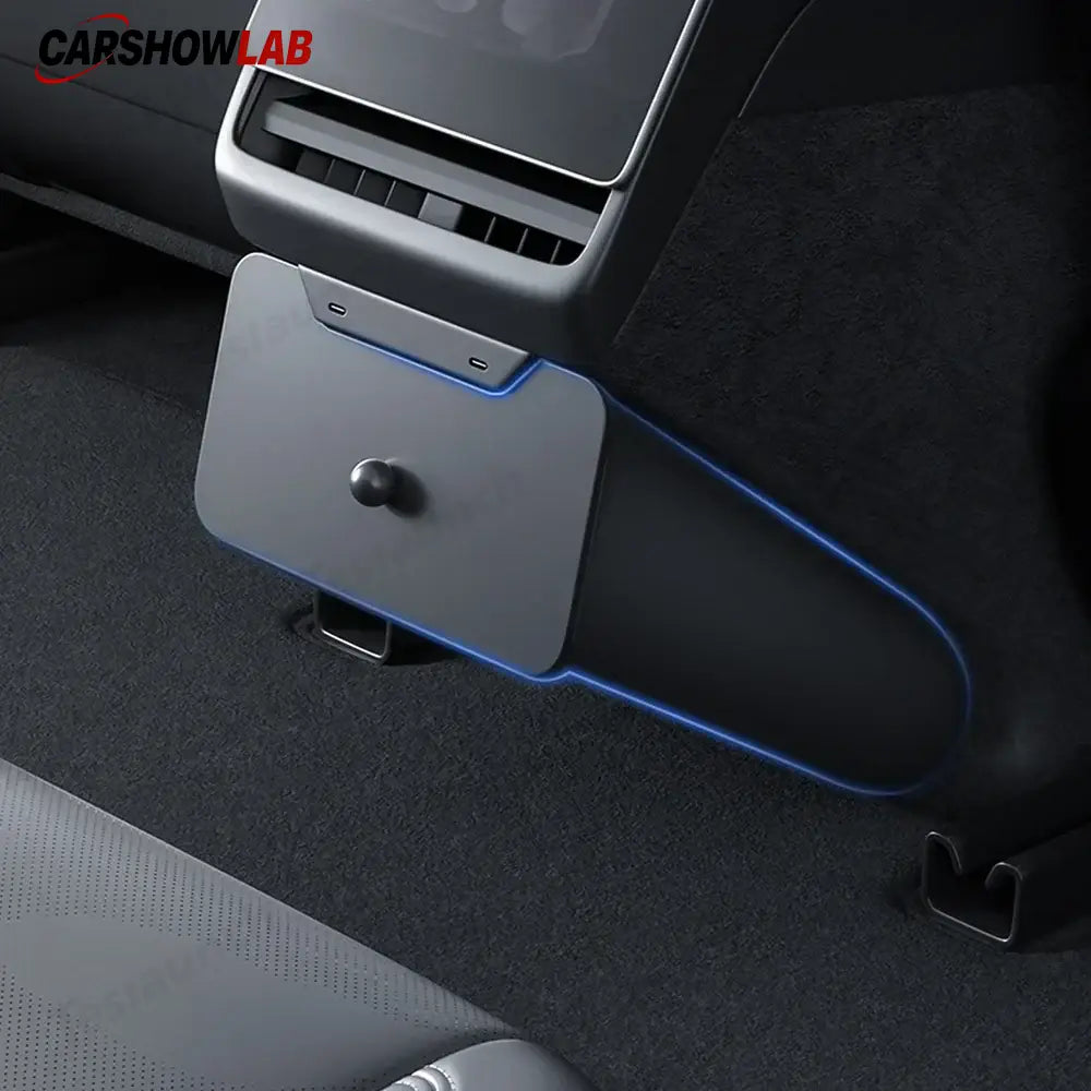Magnetic Rear Seat Organizer & Trash Can for Tesla Model Y Juniper 2025+ - Tesla Interior Accessories > Seat >