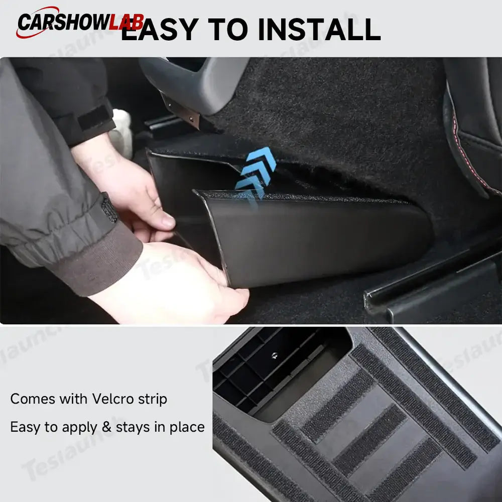 Magnetic Rear Seat Organizer & Trash Can for Tesla Model Y Juniper 2025+ - Tesla Interior Accessories > Seat >