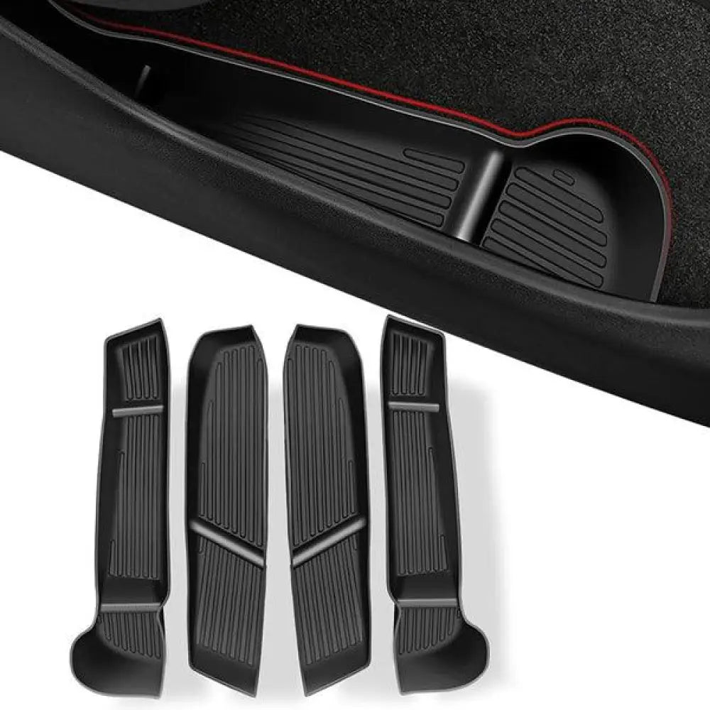 Model Y Door Handle Storage Organizer 2021-2024 - Premium TPE Side Box Set of 4 - Tesla Interior Accessories > Doors >