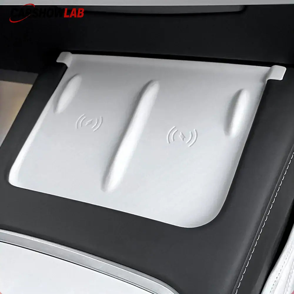 Non-Slip Wireless Charger Mat for Tesla Model Y & 3 | Washable Silicone Cover - Tesla Interior Accessories > Center