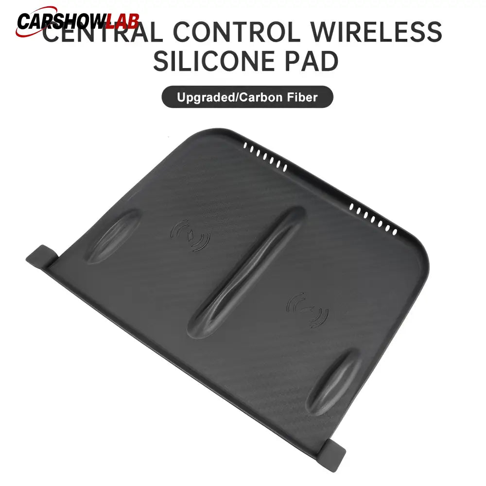 Non-Slip Wireless Charger Mat for Tesla Model Y & 3 | Washable Silicone Cover - Tesla Interior Accessories > Center