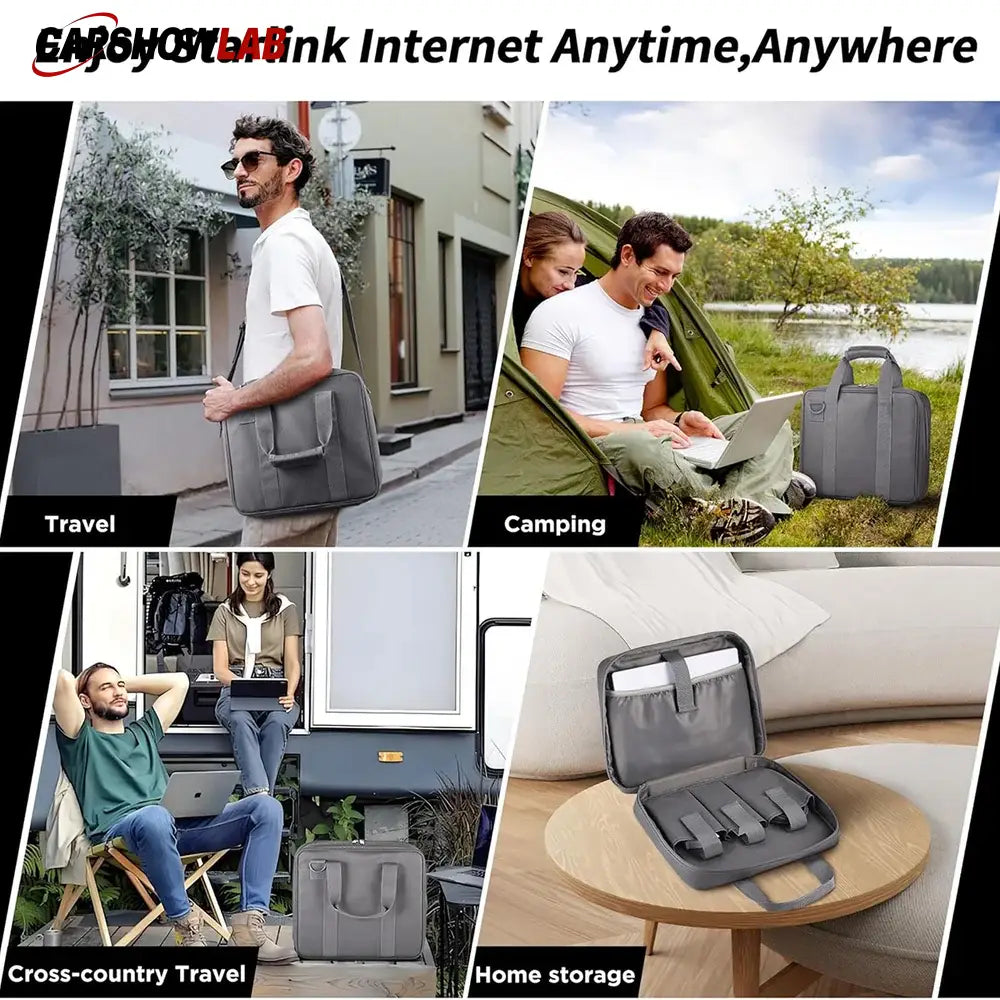 Protective Case for Starlink Mini - Portable Shoulder Bag Fits All Gear - Tesla Exterior Accessories > Starlink