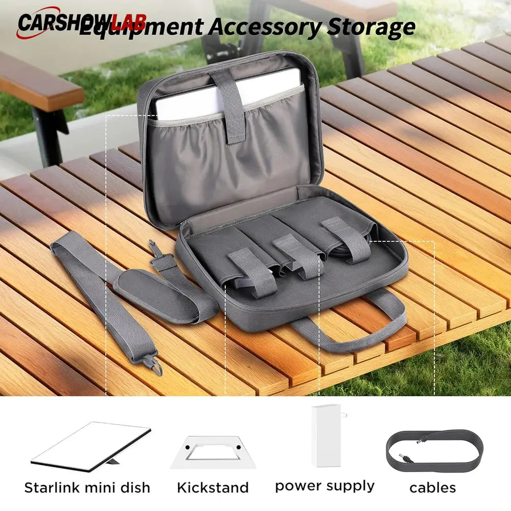 Protective Case for Starlink Mini - Portable Shoulder Bag Fits All Gear - Tesla Exterior Accessories > Starlink