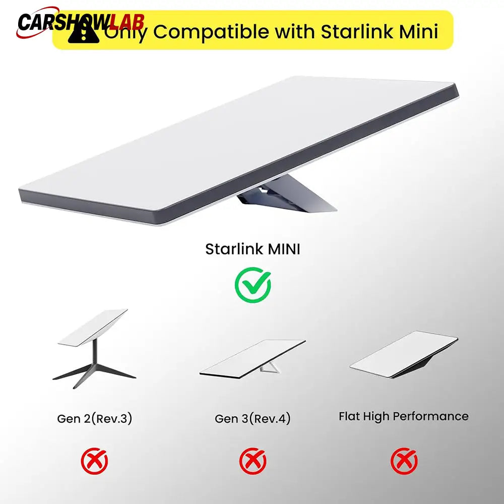Silicone Case for Starlink Mini Dish - Weatherproof RV Travel Cover & Sticker - Tesla Exterior Accessories > Starlink