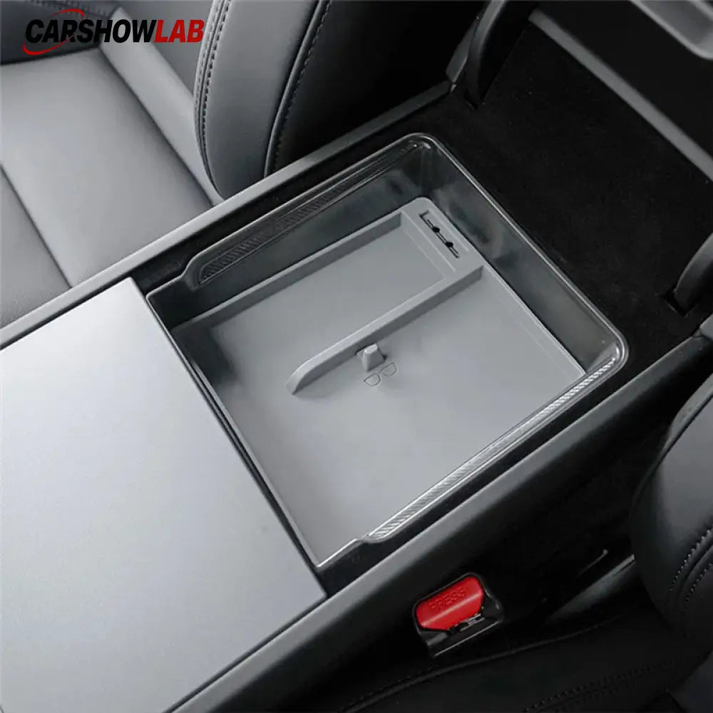 Silicone Center Console Armrest Box for 2025 Tesla Model Y Juniper - Tesla Interior Accessories > Center Console >