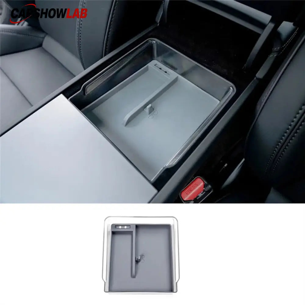 Silicone Center Console Armrest Box for 2025 Tesla Model Y Juniper - Tesla Interior Accessories > Center Console >