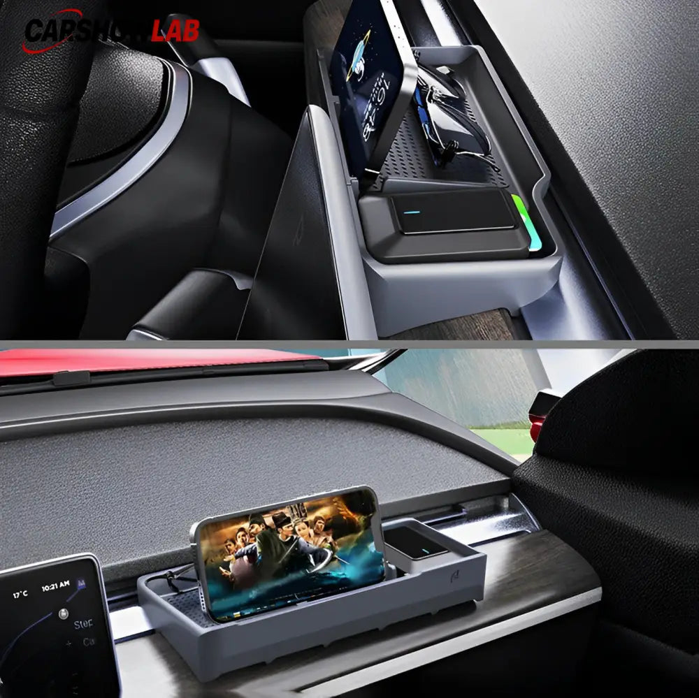 Silicone Dashboard Tray for Tesla Model 3 & Model Y - Non-Slip Storage Box - Model 3/Y (2017-2023) - Tesla Interior