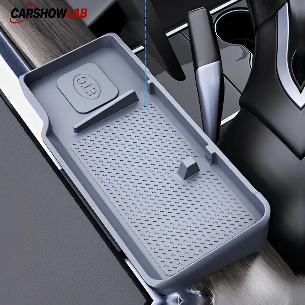 Silicone Dashboard Tray for Tesla Model 3 & Model Y - Non-Slip Storage Box - Model 3/Y (2017-2023) - Tesla Interior