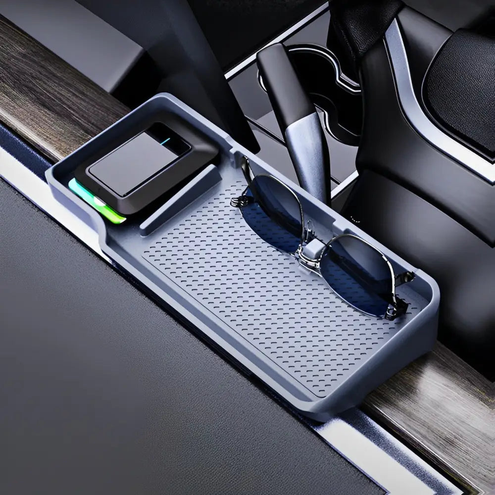 Silicone Dashboard Tray for Tesla Model 3 & Model Y - Non-Slip Storage Box - Model 3/Y (2017-2023) - Tesla Interior