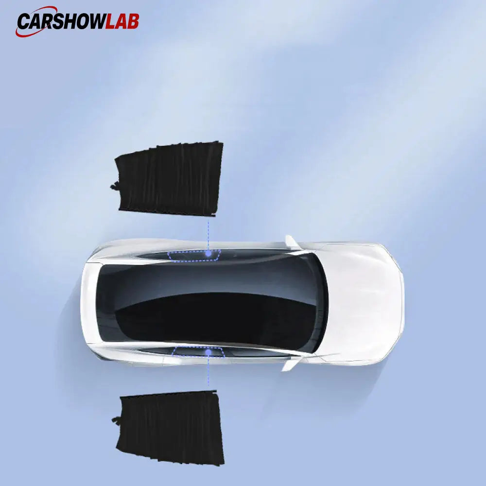 Sliding Privacy Sunshade for Tesla Model 3 & Y - Track Mount Window Curtain - Tesla Interior Accessories > Side Windows